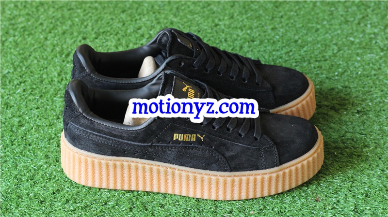 Puma Fenty Rihanna Creeper Low Black Yellow